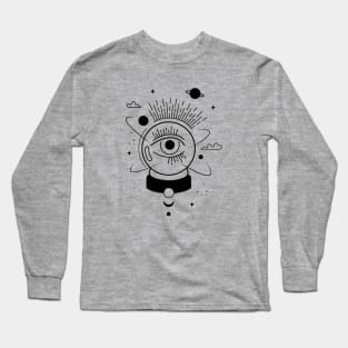 Psychedelic crystal ball eye Long Sleeve T-Shirt